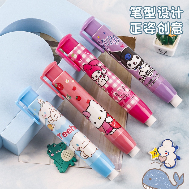 Cục Tẩy Bút Sanrio Hoạt Hình Thay Thế Ngòi Bút Mềm WJ358