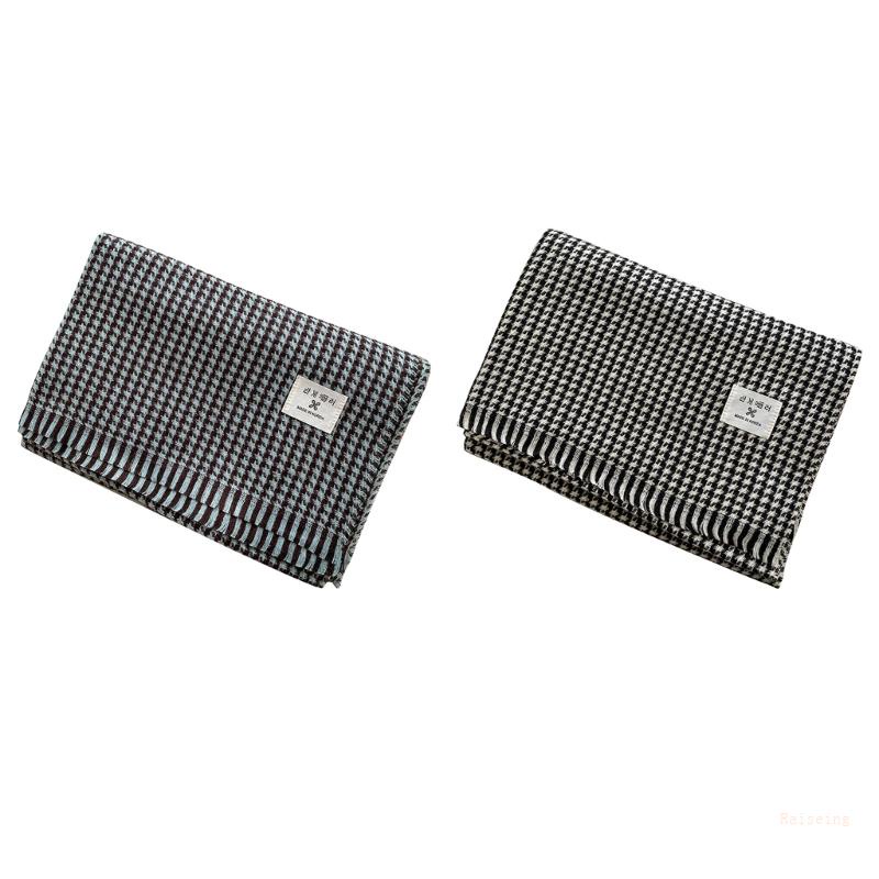 Khăn Choàng Cổ Vải Tweed Mềm Ấm Áp Chống Gió Thời Trang Mùa Đông Cho Nữ