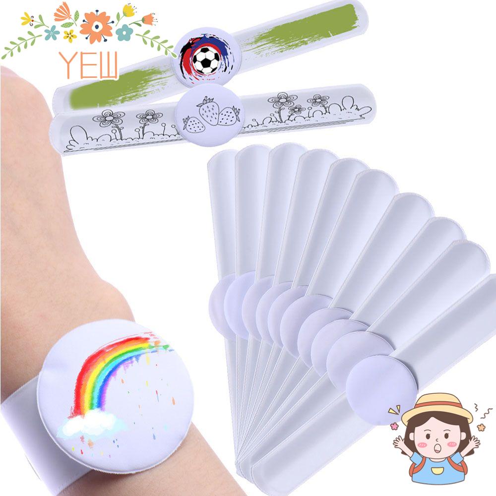 Set 10 Vòng Tay Trơn Có Thể Tái Sử Dụng Làm Đồ Thủ Công Cho Ngày Lễ Tình Nhân / Halloween / Giáng Sinh