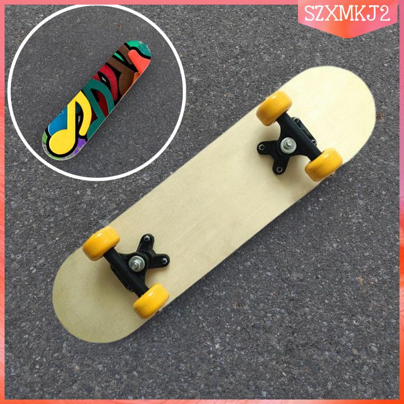 Ván Trượt Họa Tiết Graffiti Bằng Gỗ Với Vòng Bi Ròng Rọc Cho Thanh Thiếu Niên