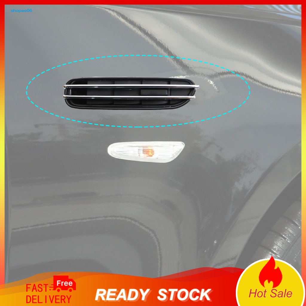 FENDER Set 2 Tấm Chắn Gió Bằng ABS Chống Mòn Dễ Lắp Đặt Thay Thế Cho BMW 5 Series E39 E60 M5 1991-2010
