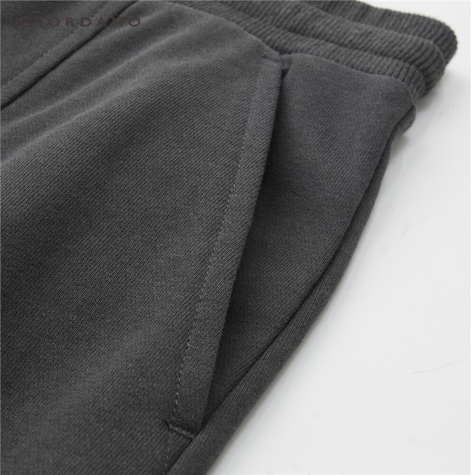 Chân váy GIORDANO 18463909 dáng dài lót terry eo co giãn phía trước