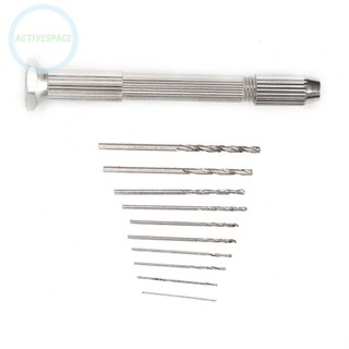 ⚡READYSTOCK⚡Hand Drill DIY Drill Bit For PCB/Crafts/Jewelry HSS Keyless Chuck Mini Tool