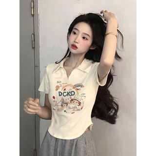 GD1 Áo phông áo croptop áo baby tee American Vintage 2023 New Style JL0721015 