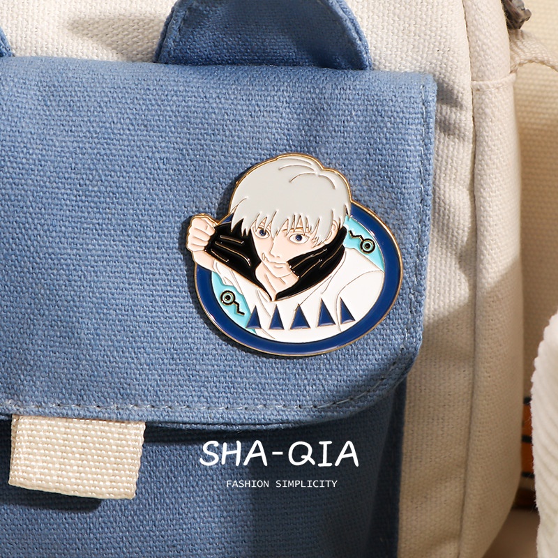 Huy Hiệu Cài Áo Hình Jason Gojo Satoru Dễ Thương