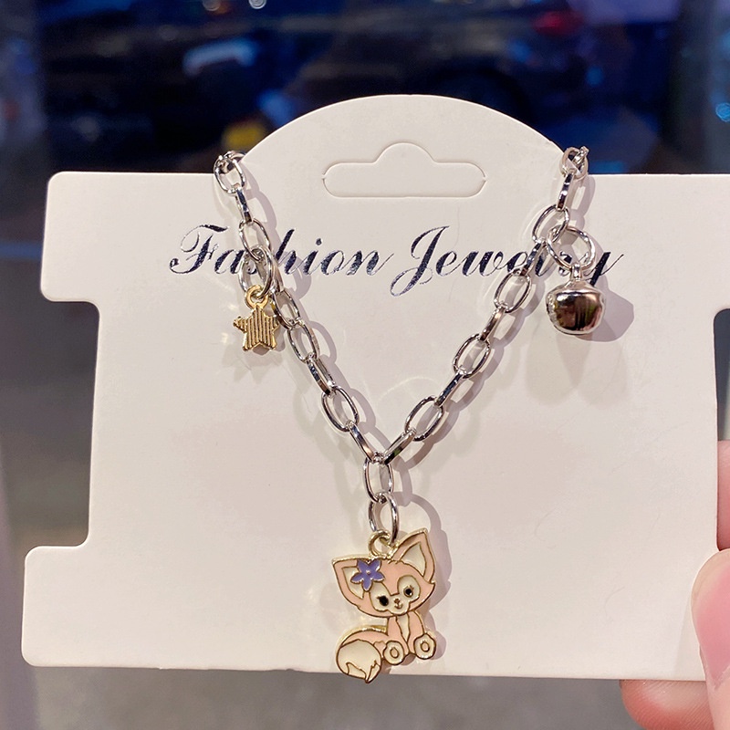 Mới Vòng Tay sanrio Thiết Kế Hoạt Hình Có Chuông Có Thể Điều Chỉnh