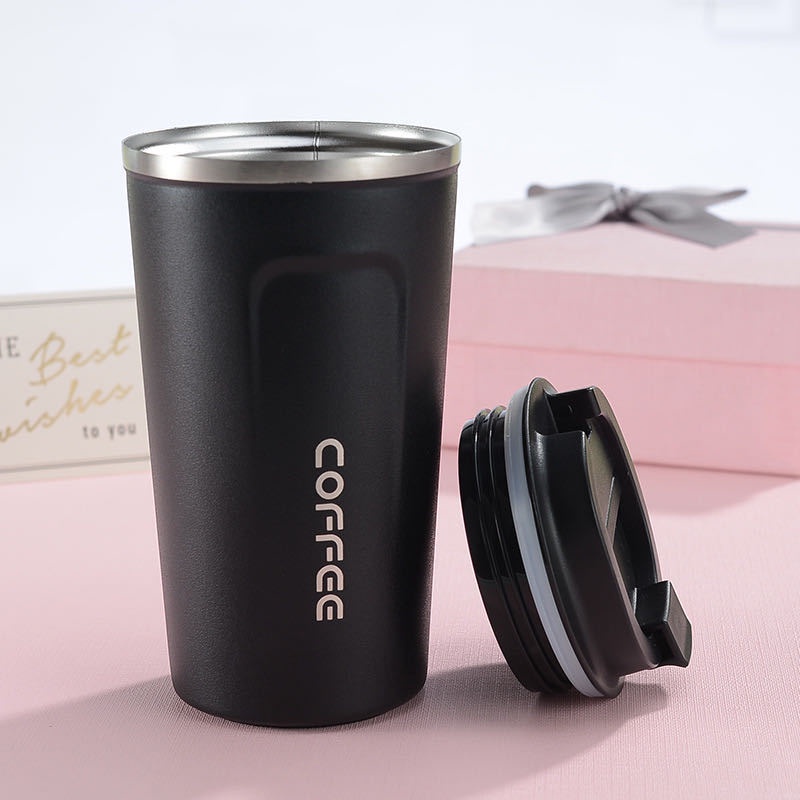 Cốc giữ nhiệt mini đựng nước cà phê tiện dụng mang đi du lịch, bằng thép không gỉ