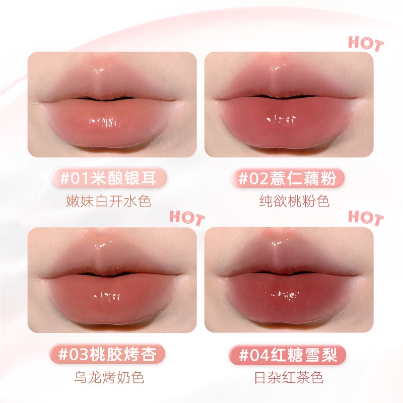 Son Bóng JudydollLip Dạng Thạch Dưỡng Ẩm Cho Môi Hiệu Ứng Gương