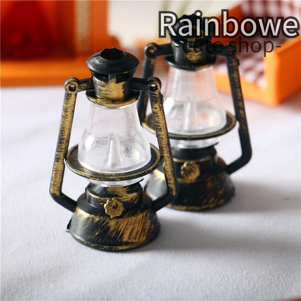 Đèn dầu mini nhiều kiểu dáng tùy chọn phong cách cổ điển tỉ lệ 1:12 dành cho trang trí nhà búp bê