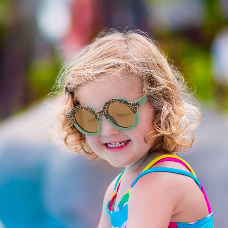 Kính Chống Nắng Tròng Tròn Thời Trang Cho Bé