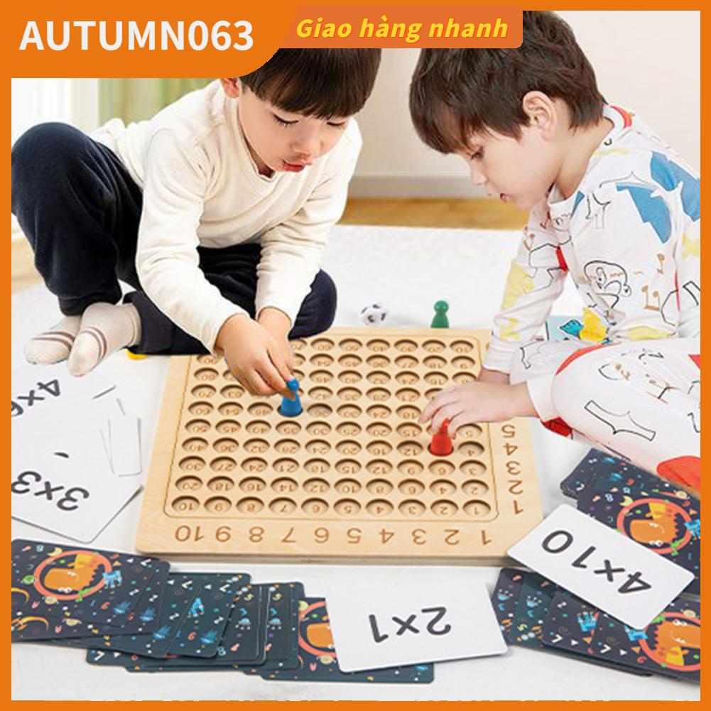 Bảng nhân Trò chơi bằng gỗ Học tập sớm Giáo dục Phát triển trí não Toán học Đồ đếm Autumn063
