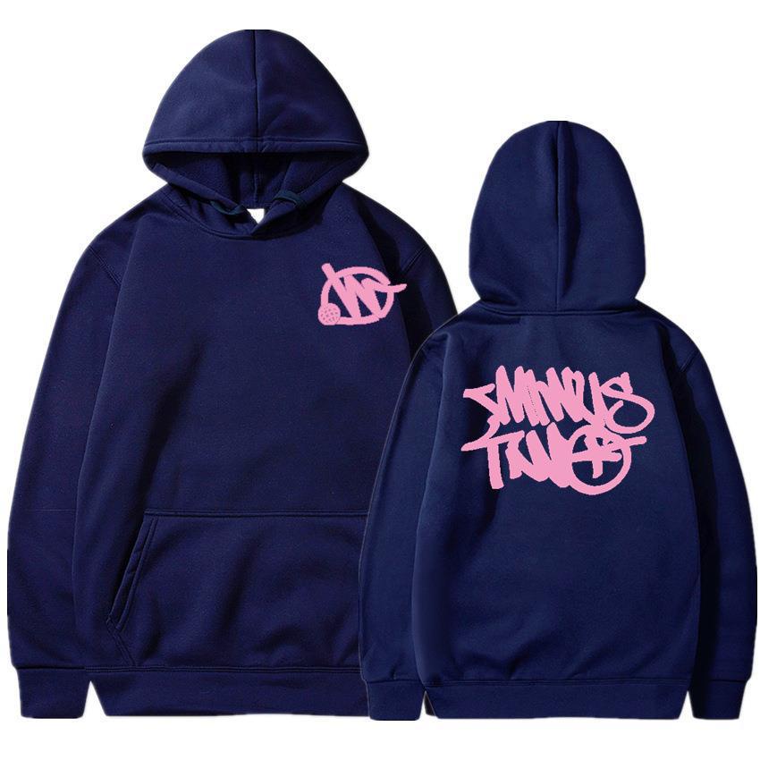 Áo hoodie Màu Trơn In Họa Tiết Bạc Hà Harajuku Thời Trang 2023 Y2K