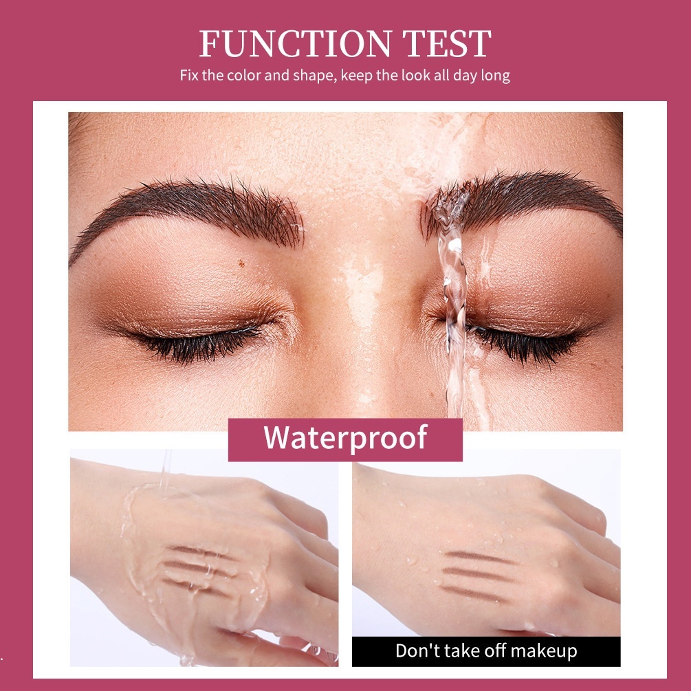 Gel Trang Điểm Lông Mày Trong Suốt Chống Nước Lâu Trôi Tự Nhiên