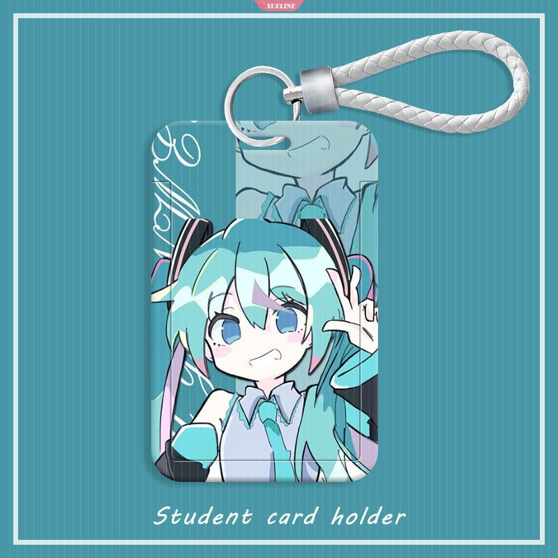 Bao Đựng Thẻ ID / Thẻ ID Họa Tiết Hatsune Miku Dễ Thương Thời Trang Cho Học Sinh