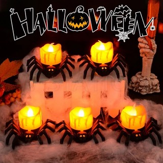 Đèn nến / đèn led hình bí ngô / nến trang trí halloween độc đáo