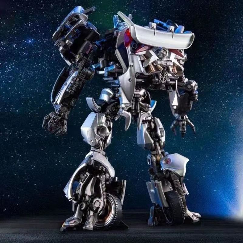 Mô Hình Đồ Chơi Xe Hơi Biến Hình Mamba LS18 Jazz Deputy Officer Màu Đen Bằng Hợp Kim