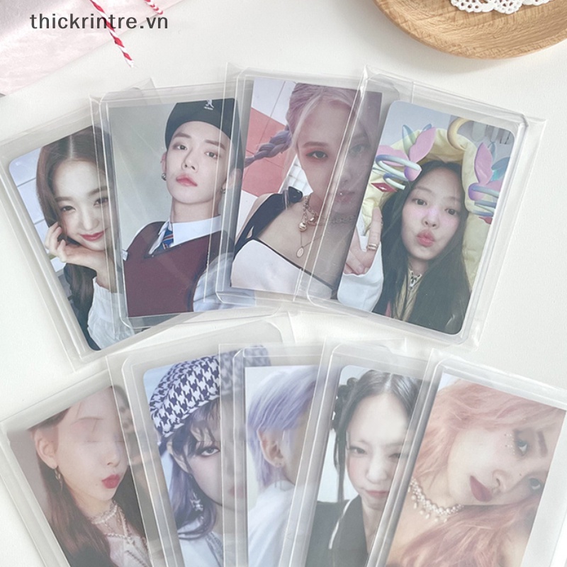 Set 50 Túi Zip Trong Suốt Đựng Thẻ / Ảnh Tiện Dụng