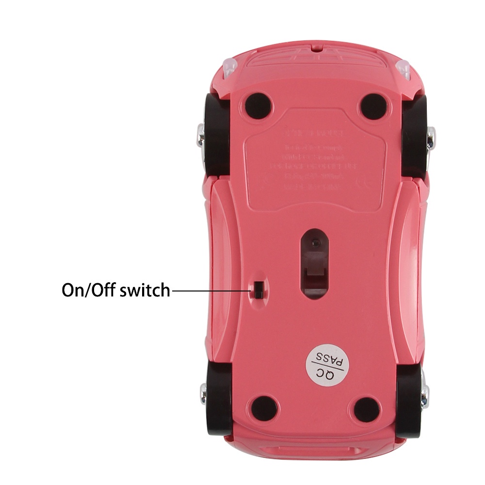 Chuột không dây 2.4GHz 1600 DPI Tạo Hình Xe Hơi Thể Thao Ferrari