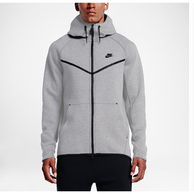 Áo Khoác Có Nón Chất Liệu 100% Cotton In Logo Nike Cho Nam
