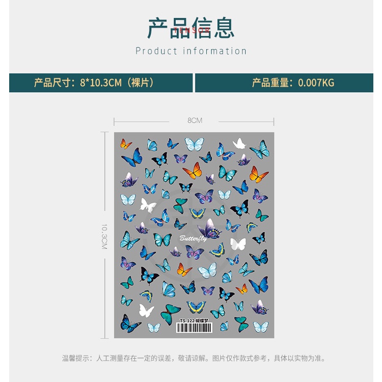 Mới Miếng Dán Trang Trí Móng Tay Họa Tiết Hoạt Hình Ba Chiều m130