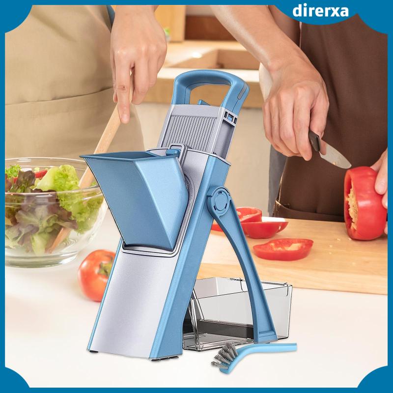 Dụng Cụ Cắt Lát Khoai Tây / Cà Chua / Chanh Đa Năng Có Thể Xếp Gọn Cho Nhà Bếp