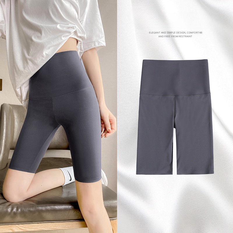 Quần Short Thể Thao Nữ Nâng Mông Thu Gọn Bụng Cạp Cao Quần Đùi Ngố Tập Guga/Gym Cho Nữ