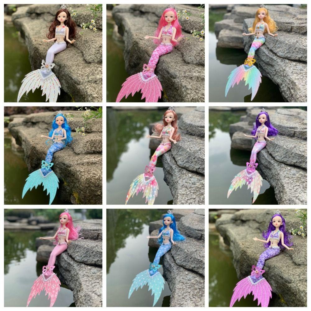 Búp Bê Nàng Tiên Cá BJD 3D Có Thể Tháo Rời