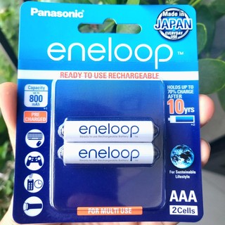 Pin sạc panasonic eneloop aaa 800mah - bk-4mcce2bt2 - hàng chính hãng