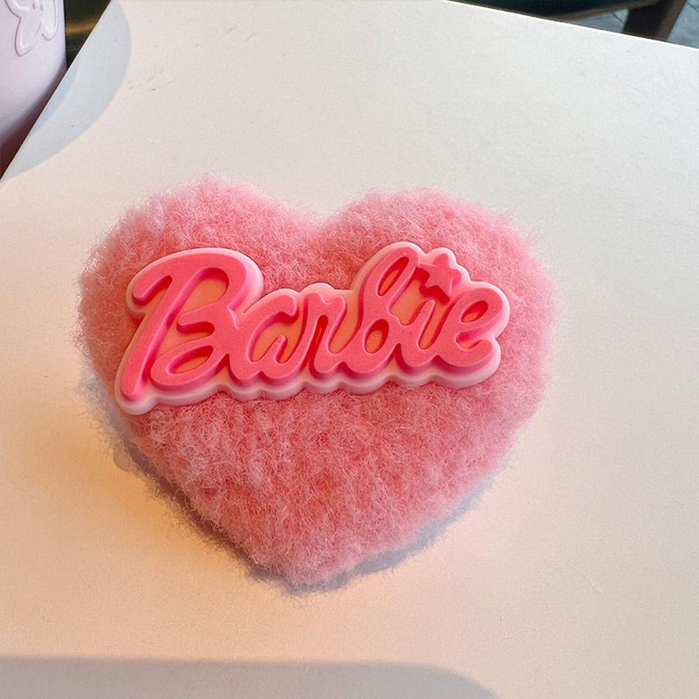 Kẹp tóc dalton barbie, trái tim sang trọng, bữa tiệc ngôi sao màu hồng dễ thương