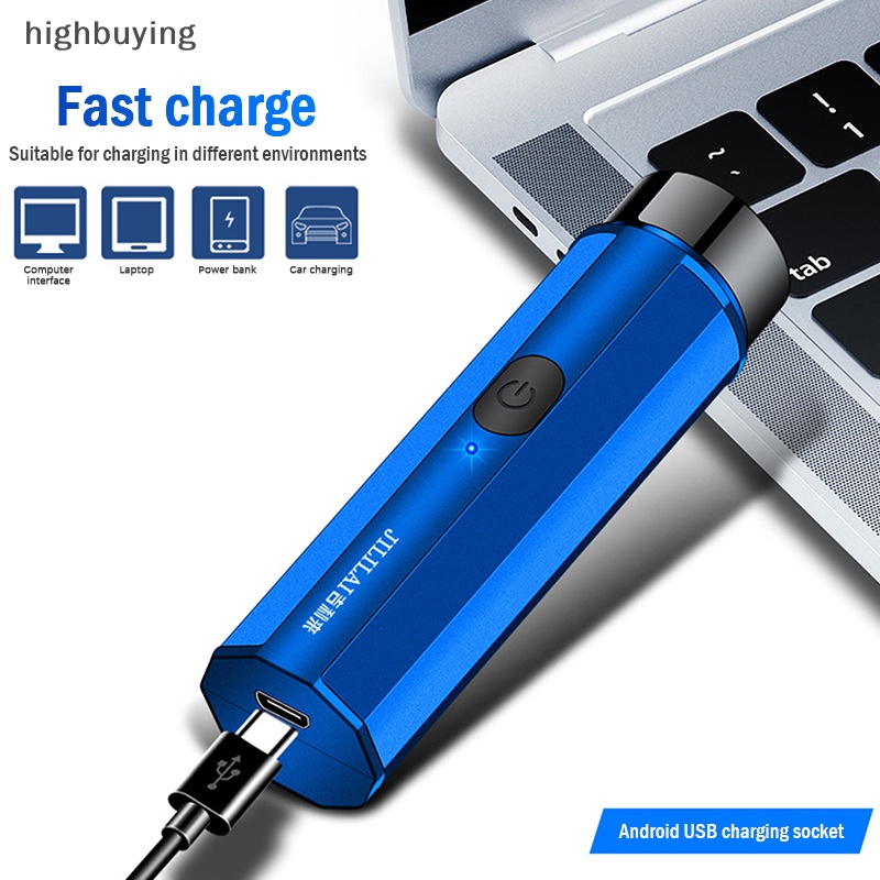 Chất lượng cao 2022 máy cạo râu điện mini cho nam máy cạo râu điện cầm tay máy cạo râu usb mới
