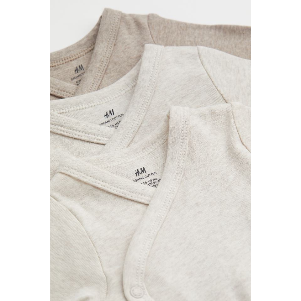 Bộ quần áo sơ sinh organic cotton tách set bán lẻ HM US 1-2m đến 6-9m link 2