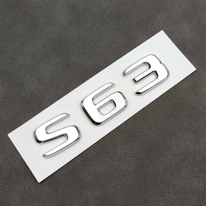 Logo s63 Chữ Cái abs Trang Trí Thân Xe mercedes benz s63 amg w222 w221 c217 s63