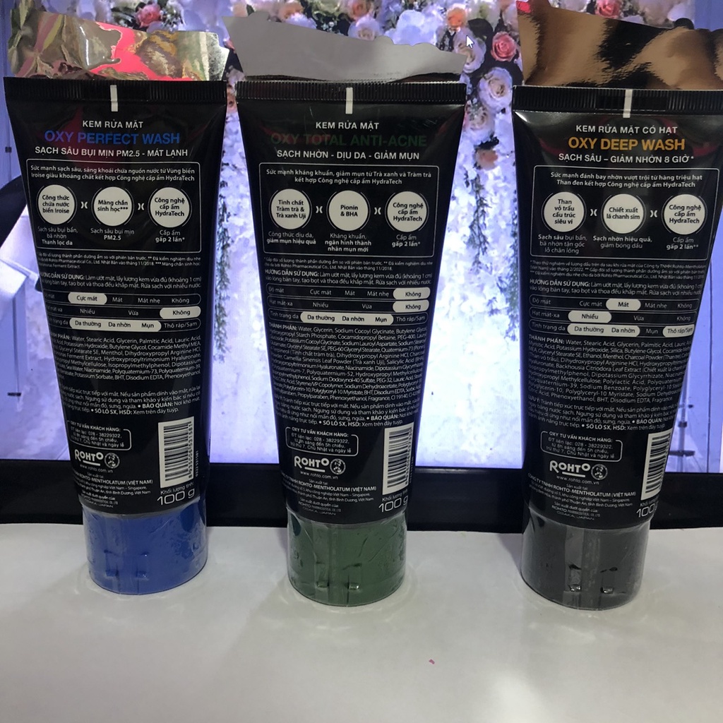 Sữa rửa mặt Oxy 100g