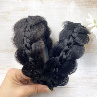 Xương Cá Bím Tóc Giả Thời Trang Hàn Quốc Cho Nữ, Băng Đô Quấn Tóc, Phụ Kiện Tóc
