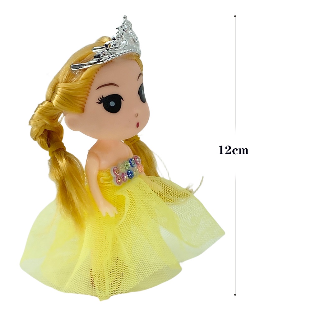 Búp Bê Barbie 12cm Kiểu Công Chúa Dễ Thương Xinh Xắn