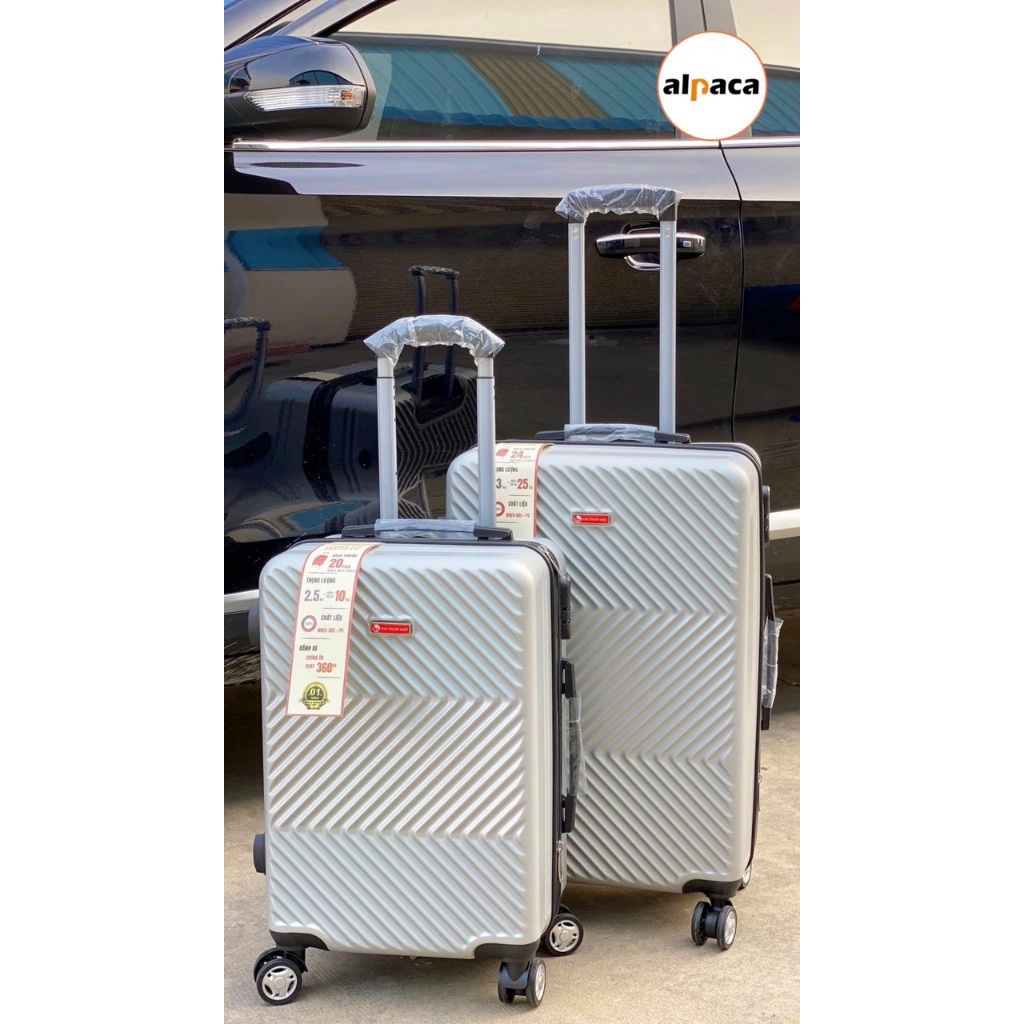 Vali du lịch  nhựa dẻo 833r bảo hành 5 năm