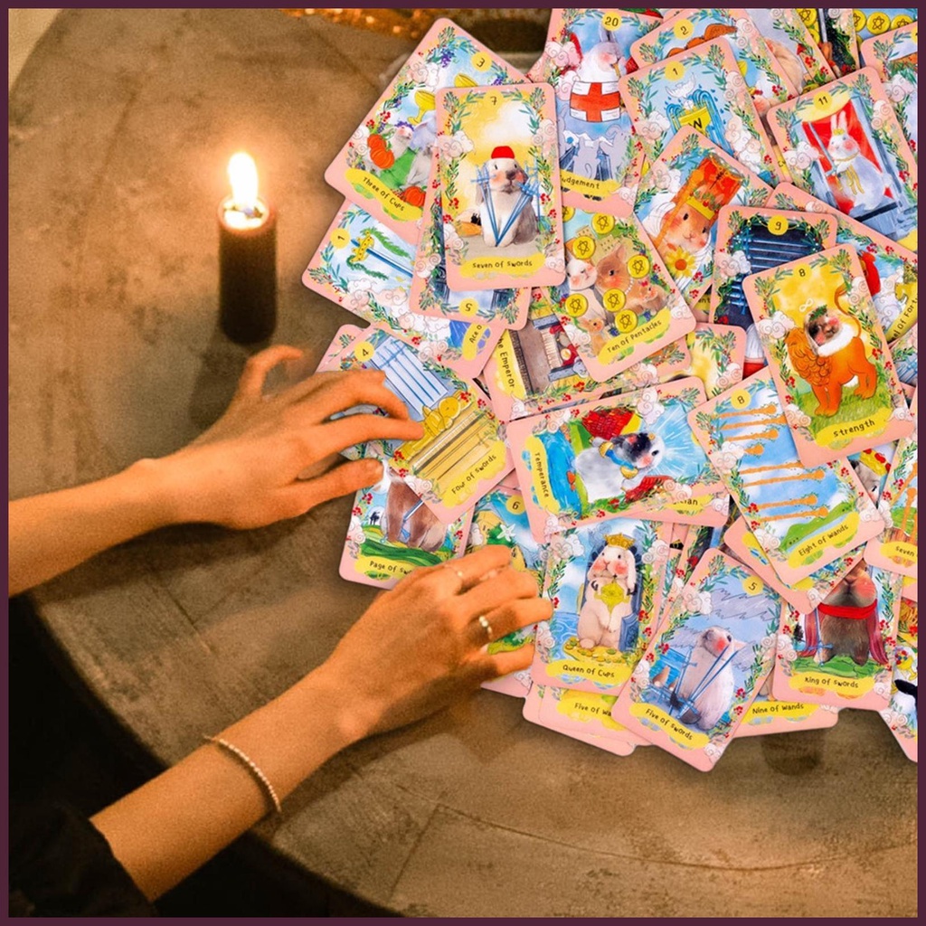 Bộ Bài Tarot Oracle Hình Thỏ Độc Đáo