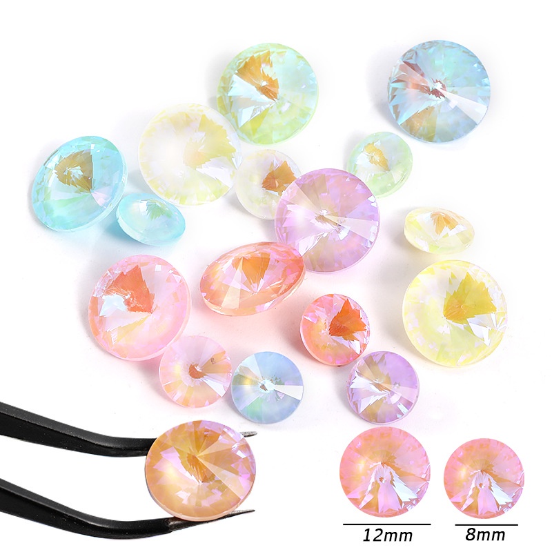 Hạt Đá ĐíNh Trang Trí MóNg Sang TrọNg 8mm / 12mm