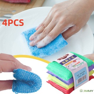 Set 4 miếng bọt biển rửa chén hai mặt tiện lợi