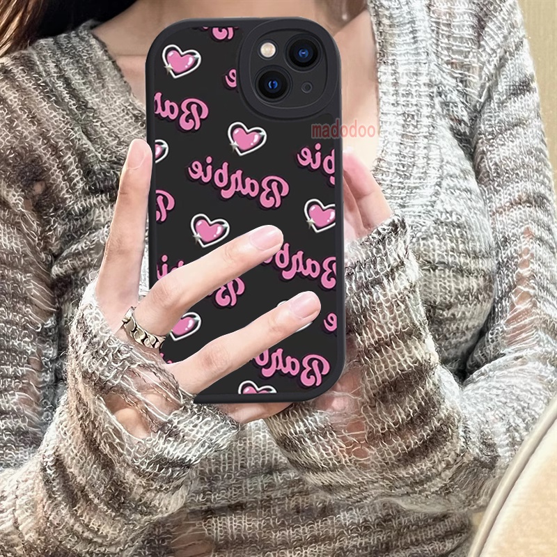 Cute Princess Barbie Series Cartoon Soft Casing Realme C53 C55 C35 C31 C30 C30S C21 C17 C15 C12 C25 C25S C21Y C25Y C20 C11 2021 Narzo 20 30A 8 7 7I 6 6S 5i 5s 5 2 Pro C1 U1 X XT ins Oval Pink compassion Fine Hole Phone Case XPN 75