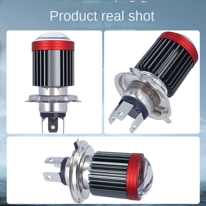 Đèn Pha Siêu Sáng h4 h6 ba20d ac dc12v-80v 8000lm Hai Màu Chất Lượng Cao Dành Cho Xe Máy