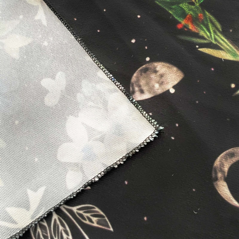 Youn bướm hoa chiêm tinh bàn thờ vải tarot khăn trải bàn bói toán thẻ khăn trải bàn tấm thảm phù thủy suppli