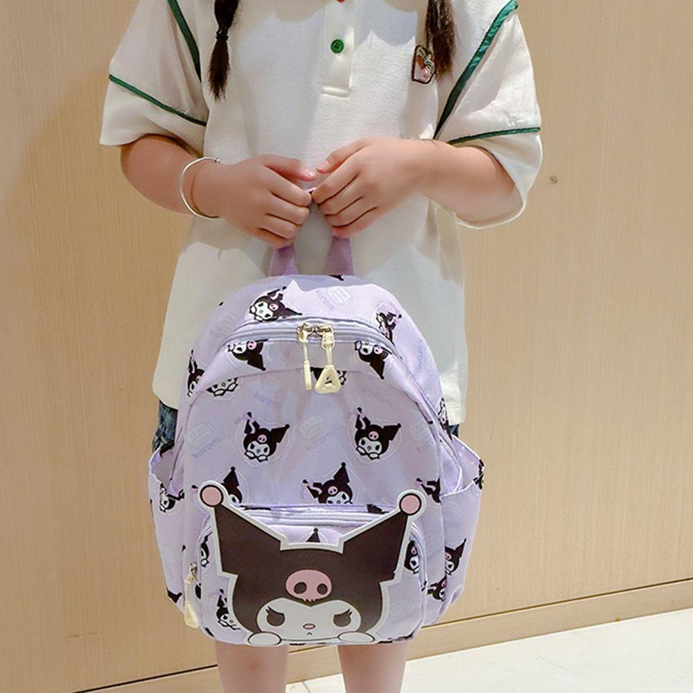 Balo đi học họa tiết mèo Kitty/ cún Kumamoto Pachacco hoạt hình phong cách Hàn Quốc dễ thương dành cho trẻ em
