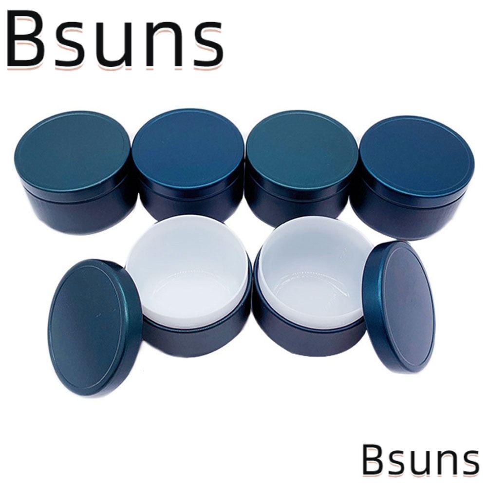 Bsuns Bộ 2 Hũ Thiếc Nhôm Nhiều Kiểu Đựng Mỹ Phẩm / Kem Dưỡng Móng / Son Dưỡng Móng Tay