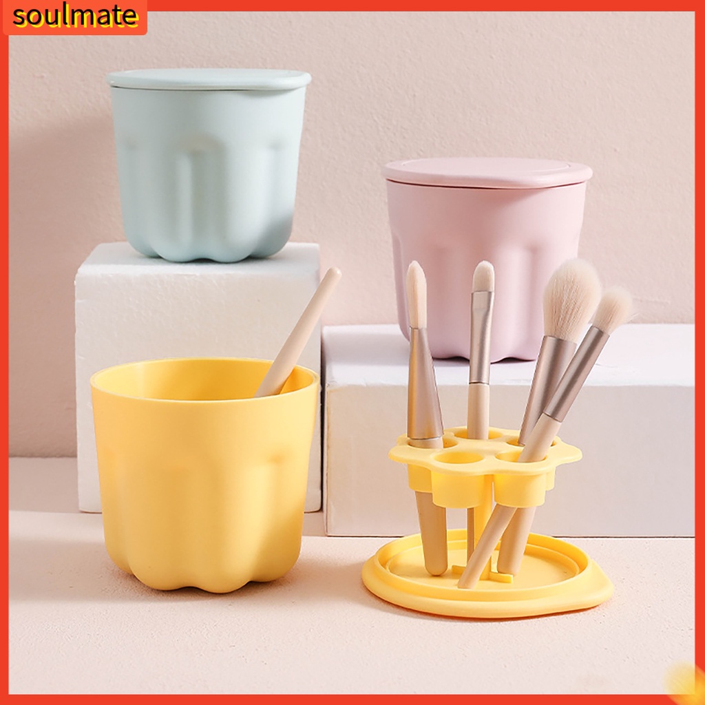 Giá đỡ cọ trang điểm chuyên nghiệp lao động-tiết kiệm tpr lông cho phụ nữ mỹ phẩm bút cọ sấy kệ hộp giặt đồ gia dụng