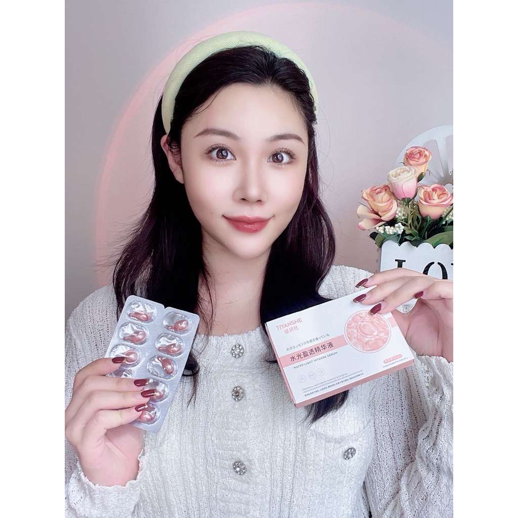 Loại bỏ màu đen, sáng, magiê vcip niacinamide, arbutin, 4msk water light powder pills