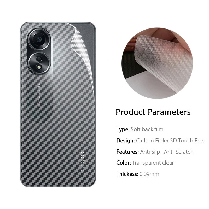 Phim sợi carbon mặt sau cho oppo a98 a58 a78 4g 5g 2023 bảo vệ mặt sau phim mềm full cover chống xước miếng dán bảo vệ màn hình cho opo a 98 a 58 a 78 4g 5g
