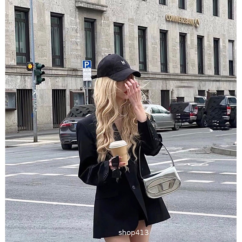 Túi Xách Nữ Kẹp Nách D.i.e.s.e.l Màu Bạc Hot Hit  T055- TA