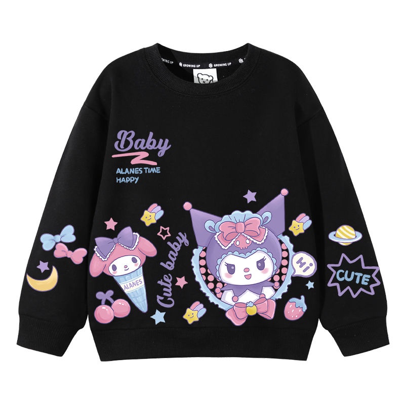 Dễ Thương Áo Khoác Mỏng In Hình kuromi Thời Trang Xuân Thu 2023 Cho Bé Gái