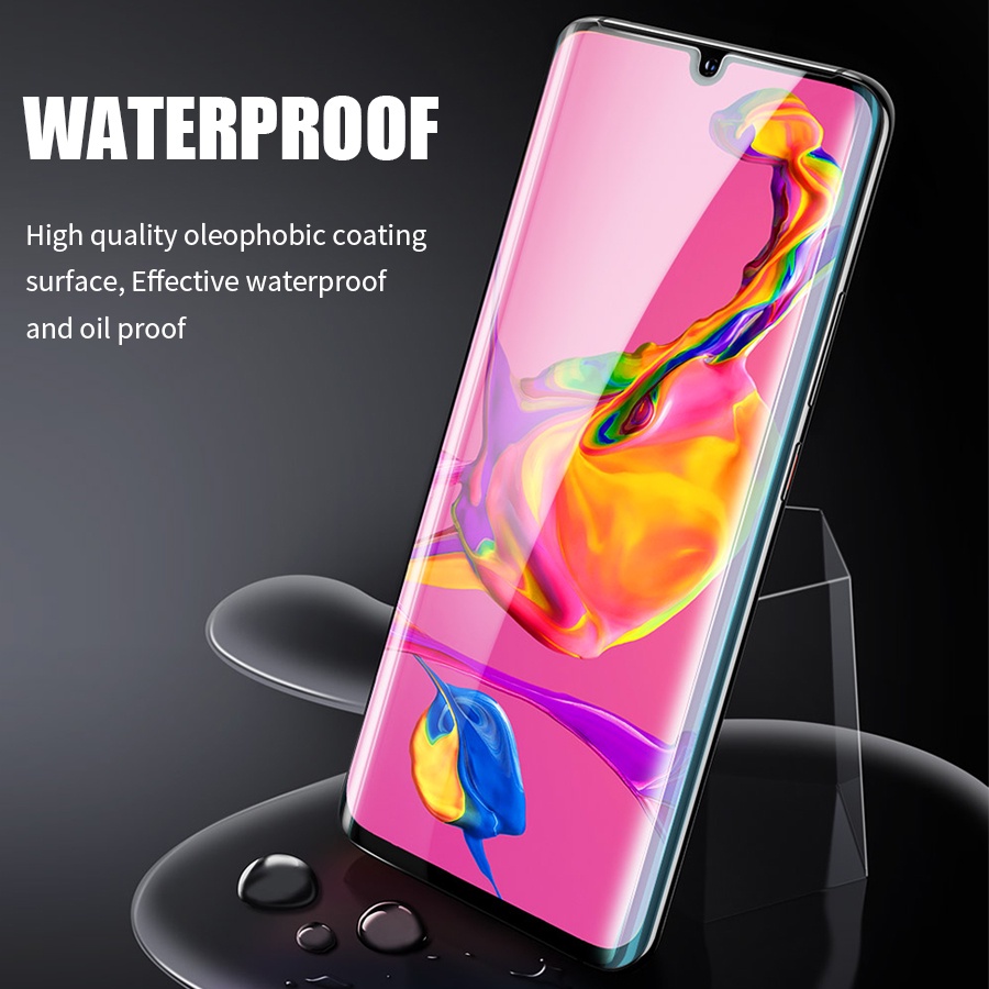 Bảo vệ màn hình bằng kính cường lực cong đầy đủ cho huawei p30 p40 p50 pro mate 20 30 40 nova 8 9 10 pro